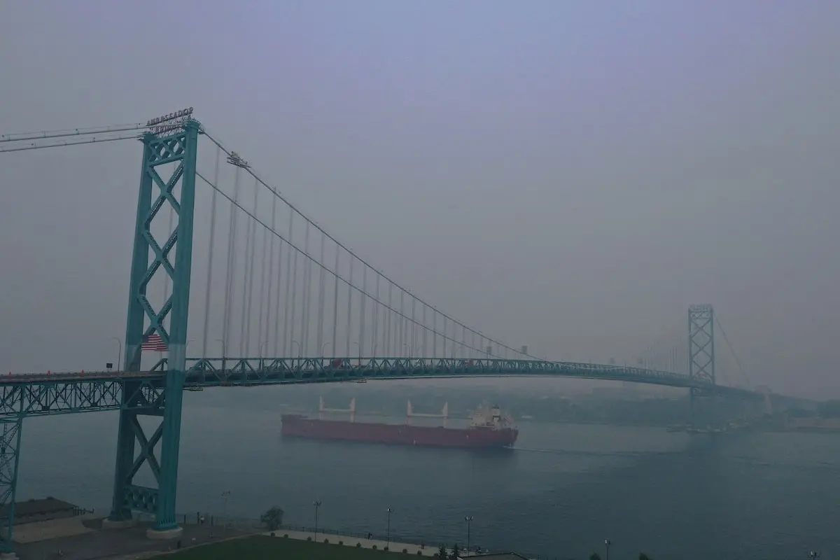 Canadian wildfire smoke blankets US and Ontario, rain may bring relief