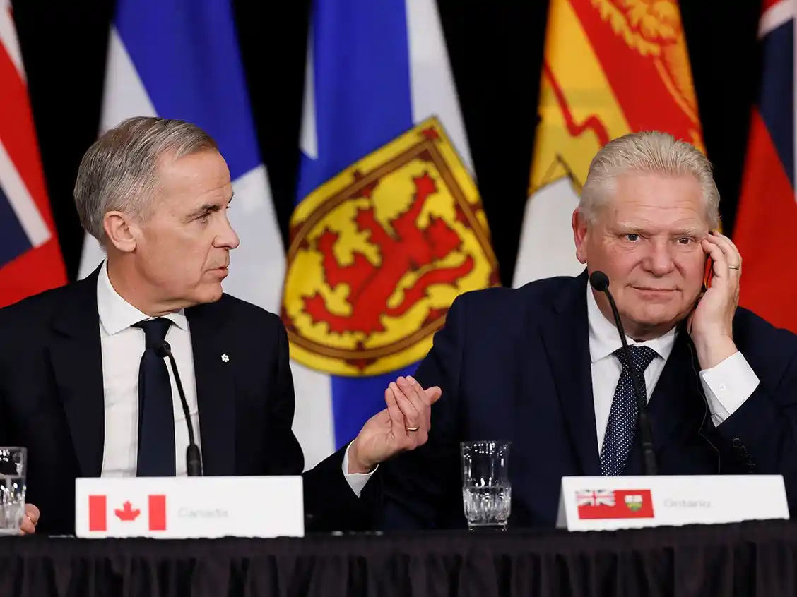Mark Carney and Doug Ford Friendship Tested