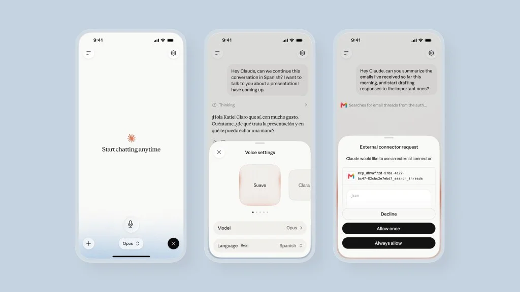 Anthropic Upgrades Claude Voice Mode With Smarter AI Models
