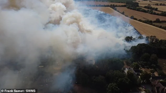 UK wildfires rage as 35C heatwave turns Britain into tinderbox