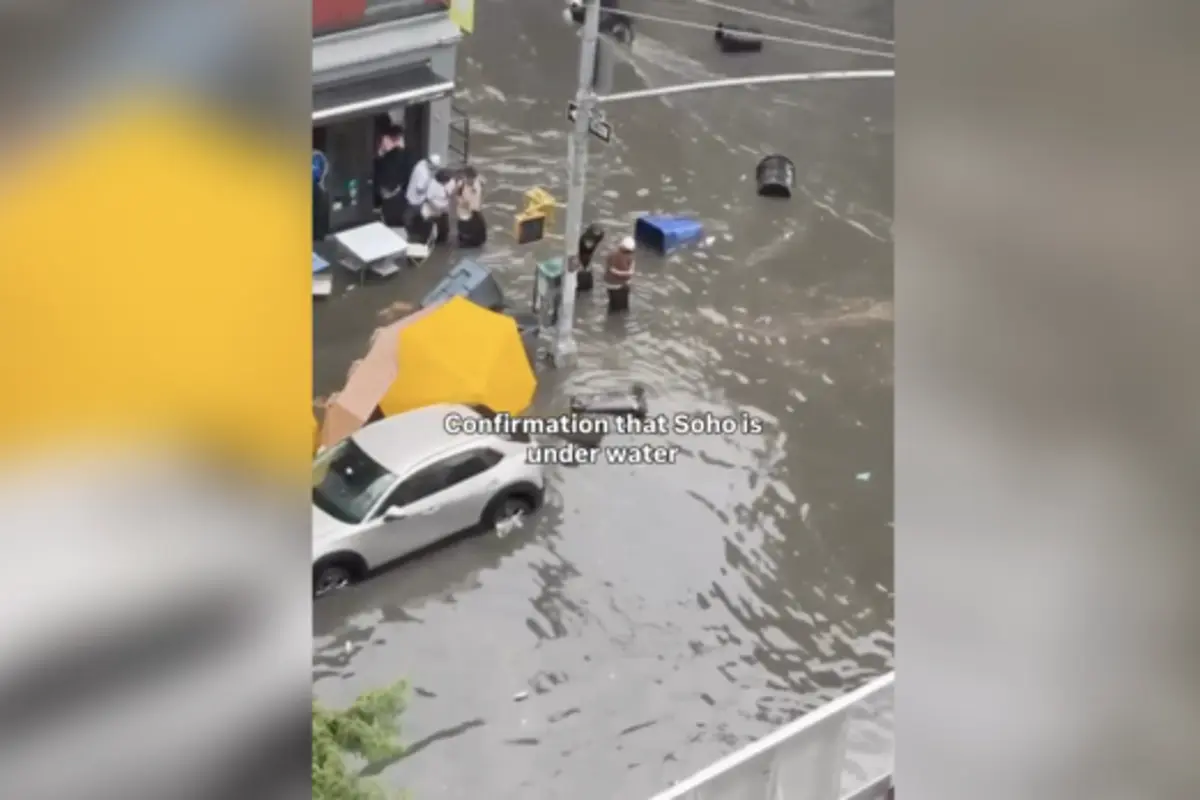 New York City flash floods paralyze transit and airports