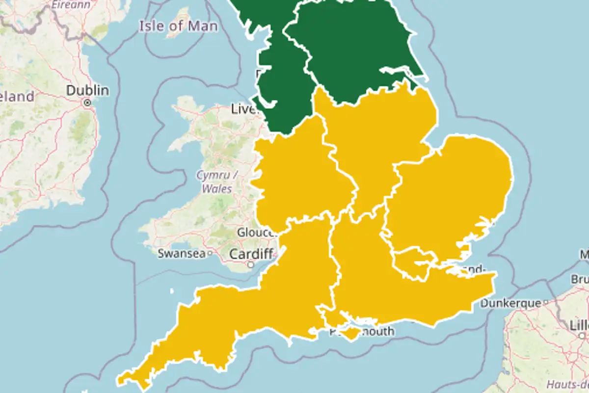 UK Heat Health Alerts Issued